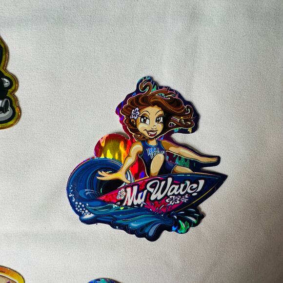 Vintage 2003 Y2k Extreme Hotteez Athletic Sporty, DJ Sticker Set (4) - Picture 4 of 7